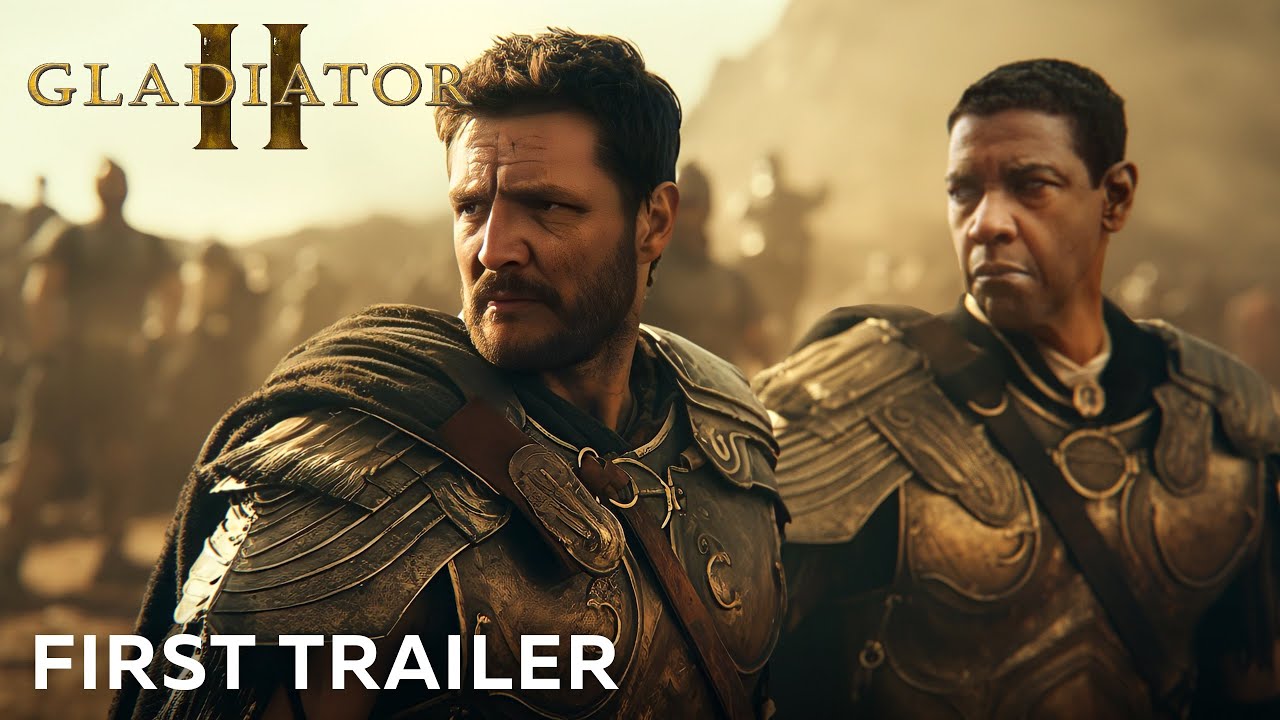 Gladiator 2 (2024) - First Trailer| Denzel Washington, Pedro Pascal -  YouTube - Greek Corner NY